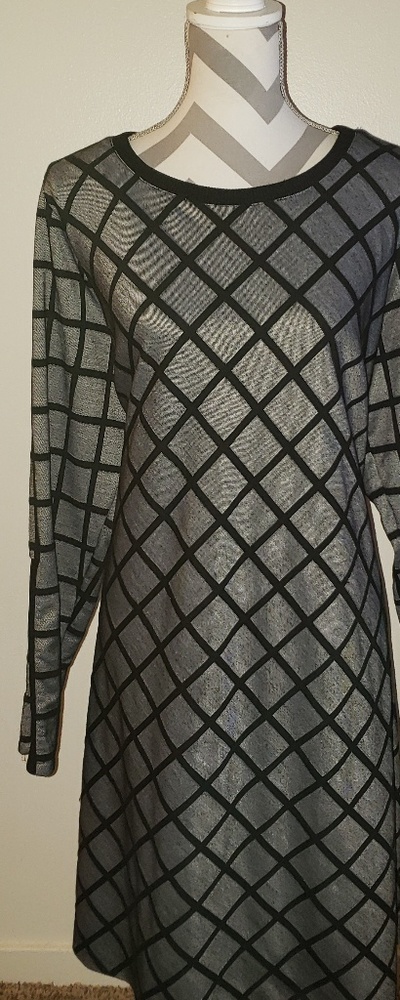 *SOLD*Windowpane dress